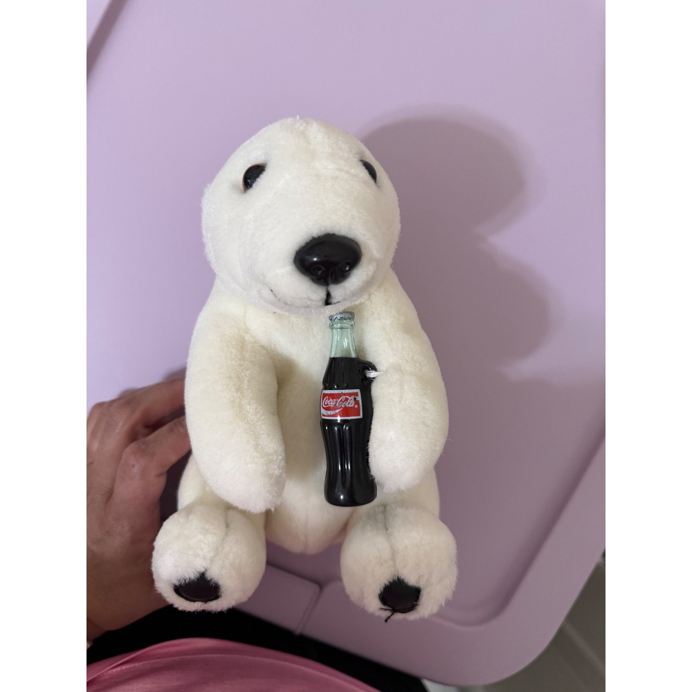 Coca-Cola Polar Bear Plush Toy Collectible‎ Stuffed Animal Coke